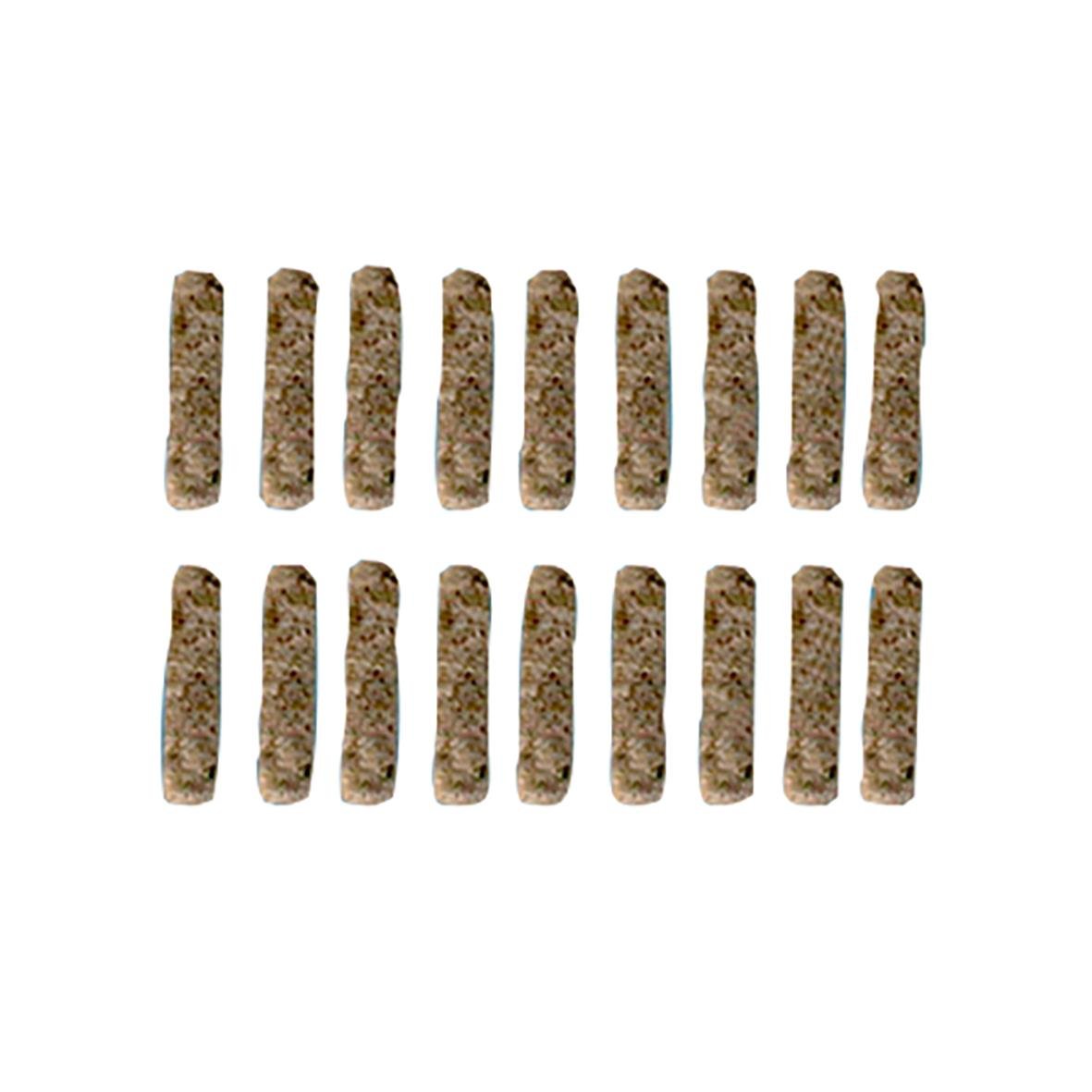 Grå glidremsset till Twinner dammunstycke med 16 remsor