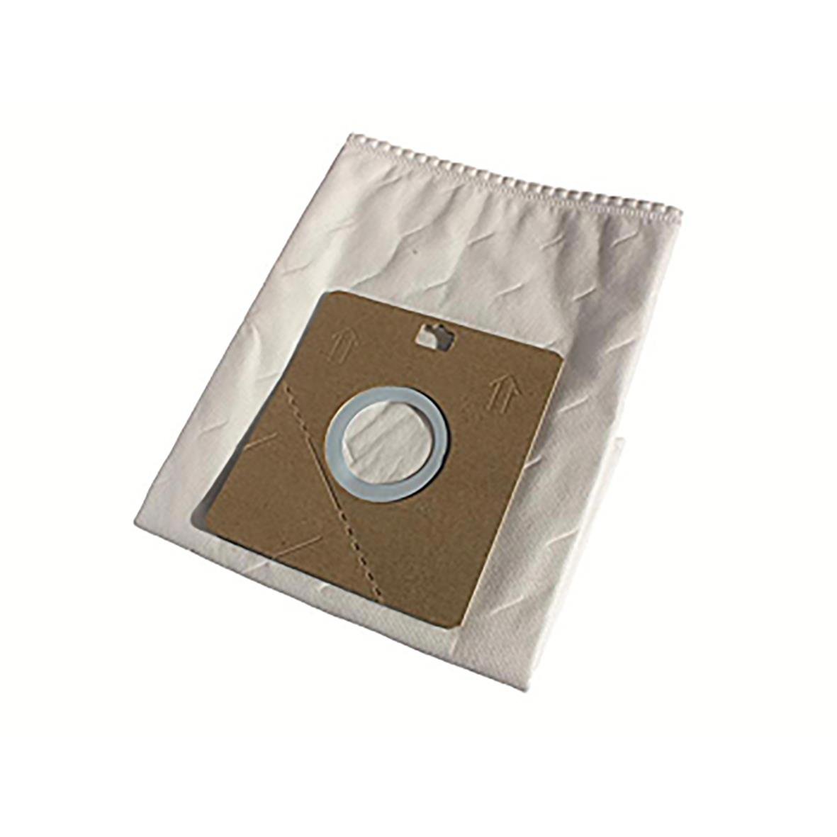 Dammsugarpåse till Nilfisk Coupé i pappersmaterial med cirkulär fönster