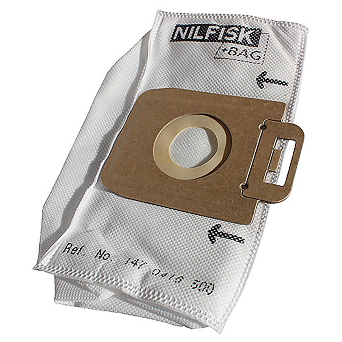 Dammsugarpåse för Nilfisk Power P-10/20/40/Allergy med filter och fäste