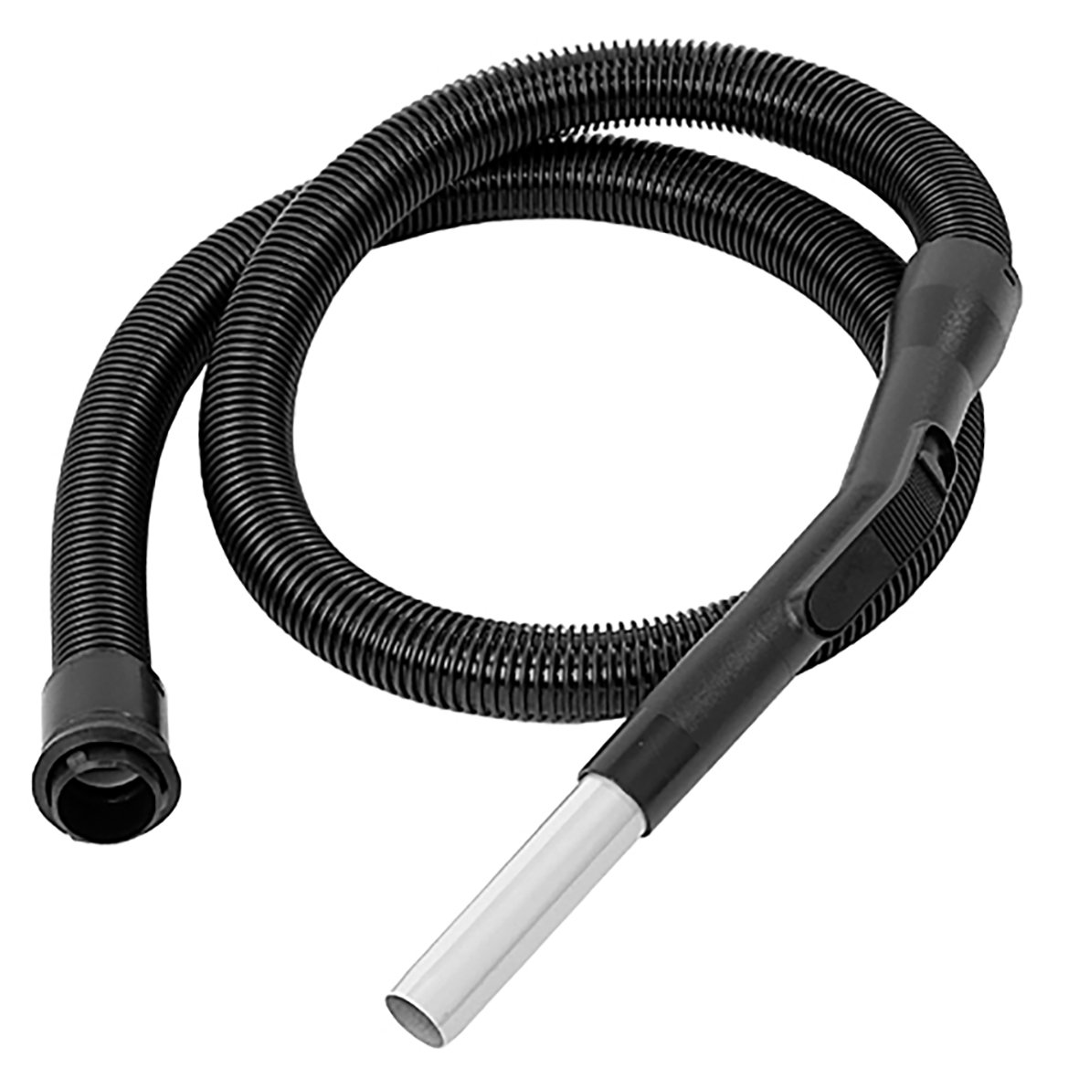 Dammsugarslang med bajonettfäste för Nilfisk, svart flexibel slang