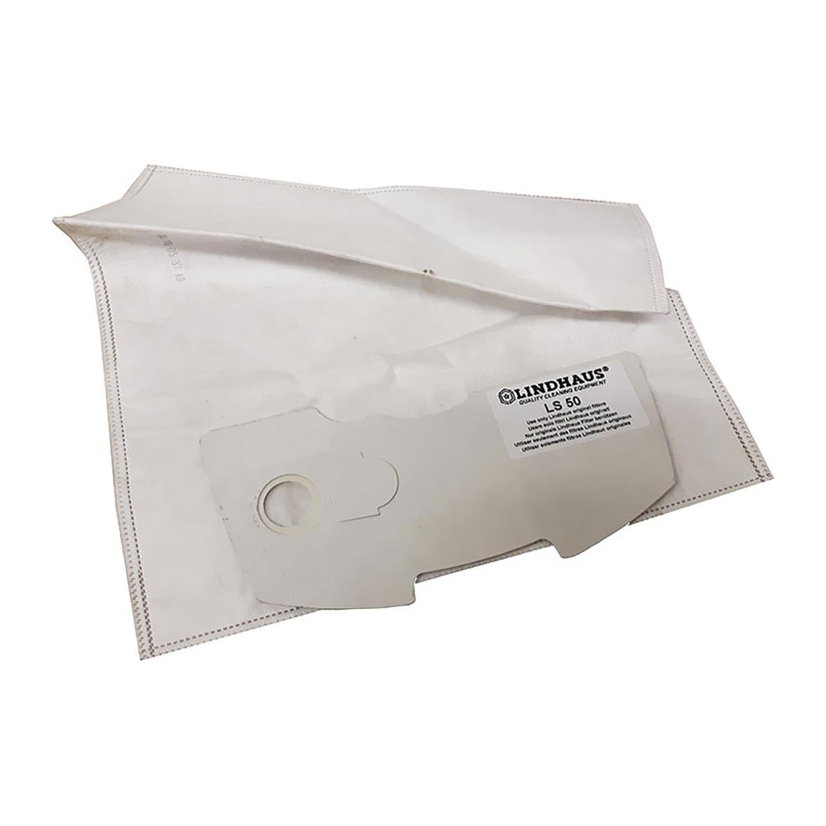 Dammsugarpåse Lindhaus LS50 i plastpåse med filter och öppning