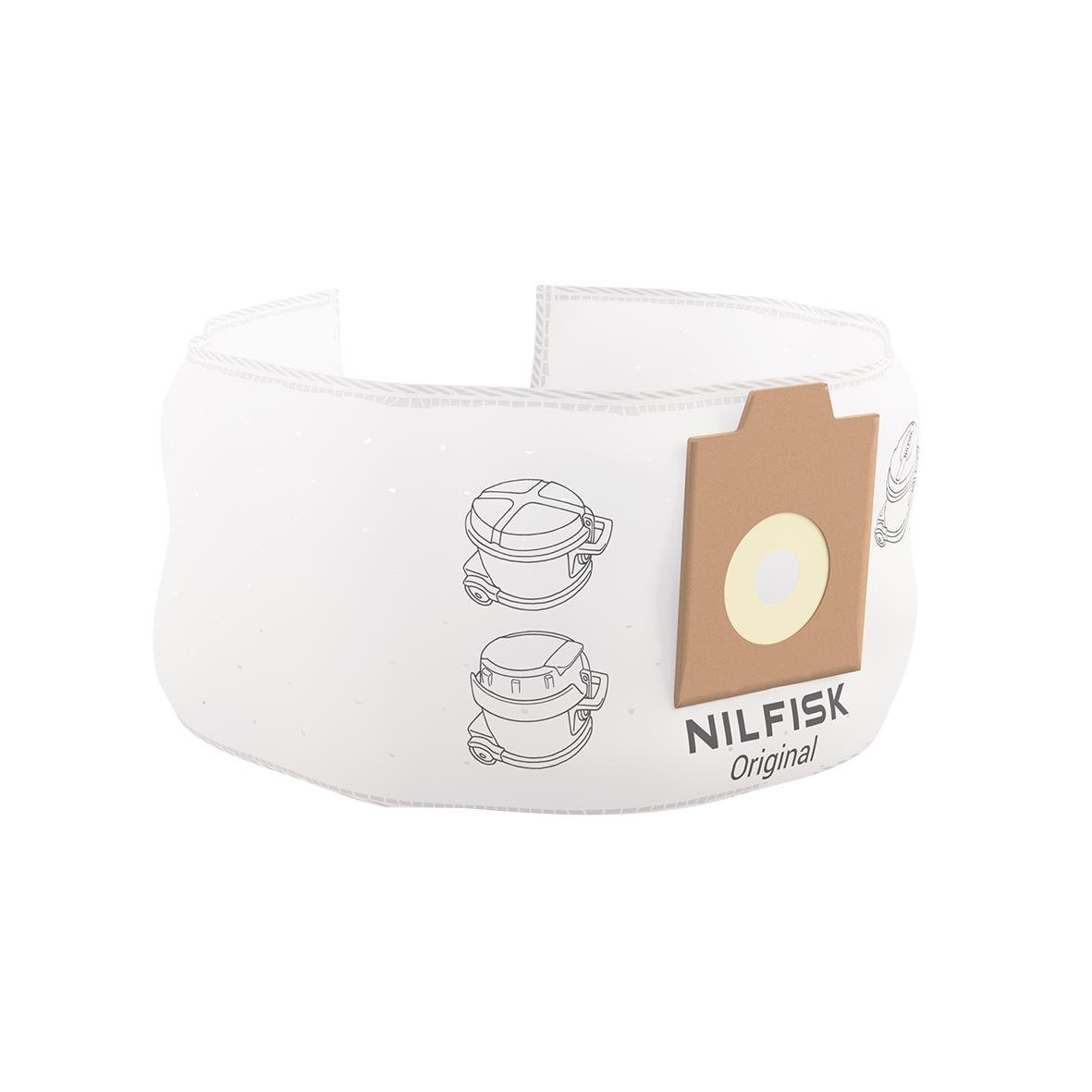 Dammsugarpåse Nilfisk VP930 Pro Fleecepåse i förpackning