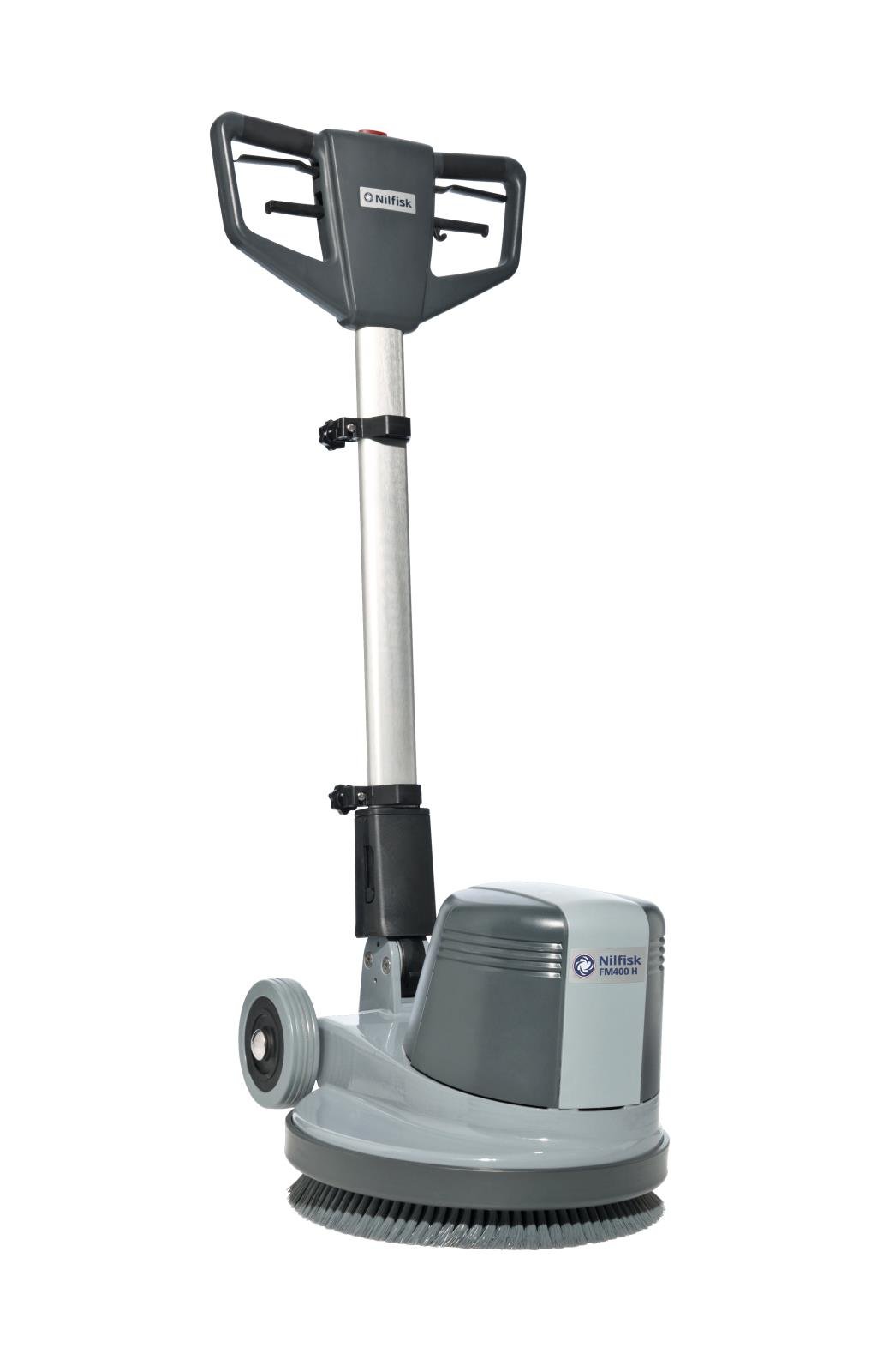 Nilfisk FM400L enkeltskursmaskin med handtag och roterande borste