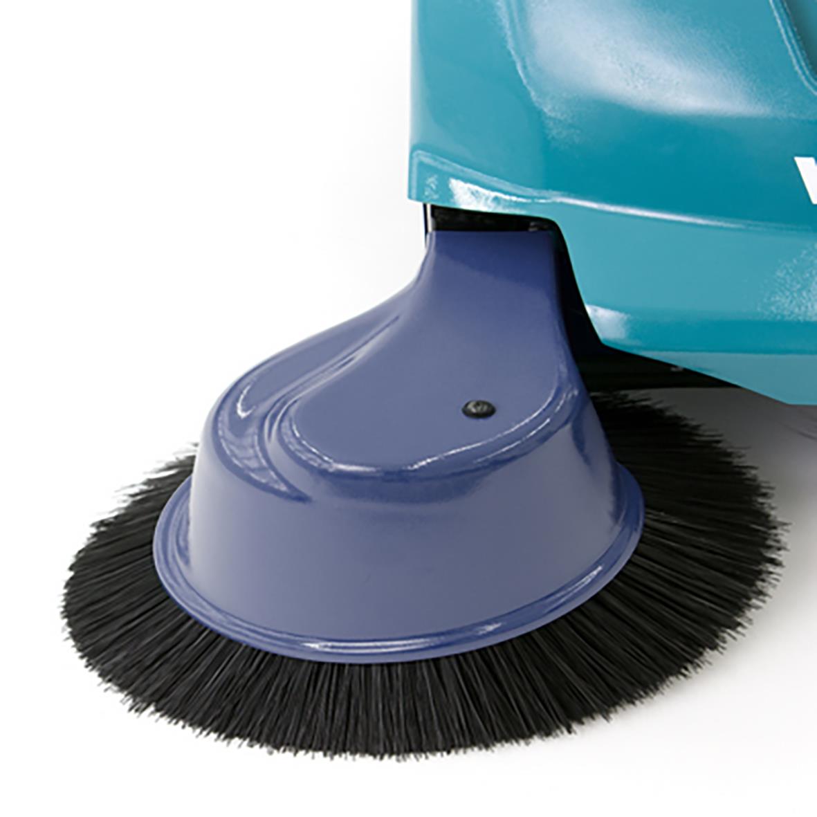 Sopmaskin Wetrok Speedmatic Twister med roterande borste och blå kropp