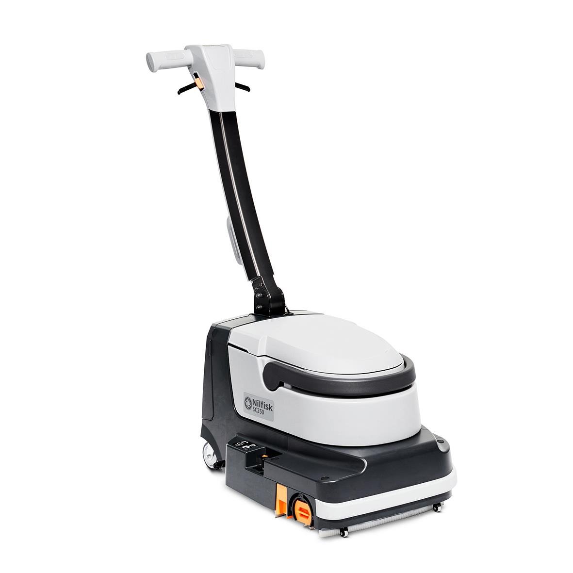 Kombiskurmaskin Nilfisk SC250 34C B med handtag och roterande borste
