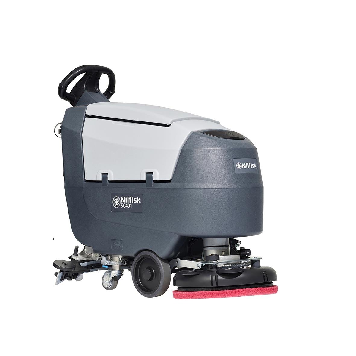 Nilfisk SC401 43 B kombiskurmaskin i komplett paket