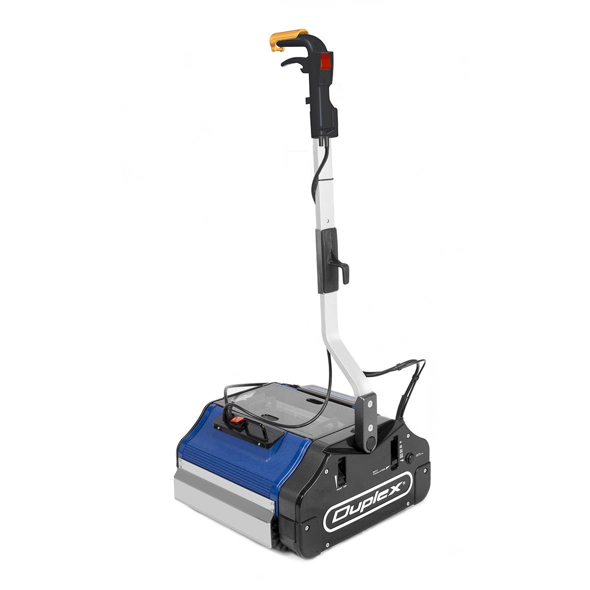 Ångtvätt Duplex 420 Steam Blue stående med handtag och rengöringshuvud