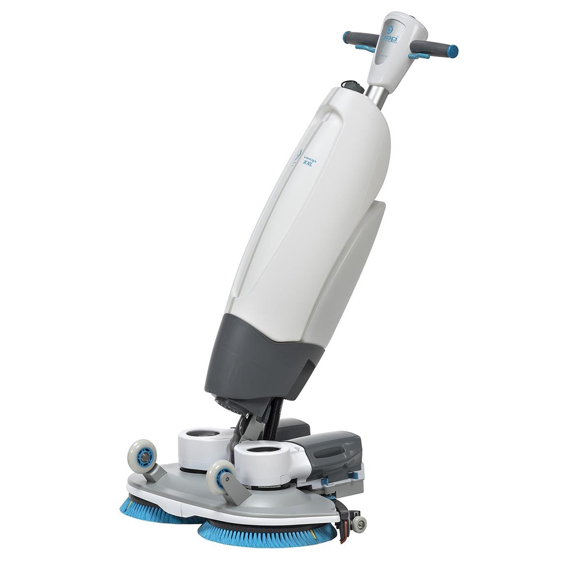 Kombiskurmaskin i-Mop XXL Pro med borstar för städning