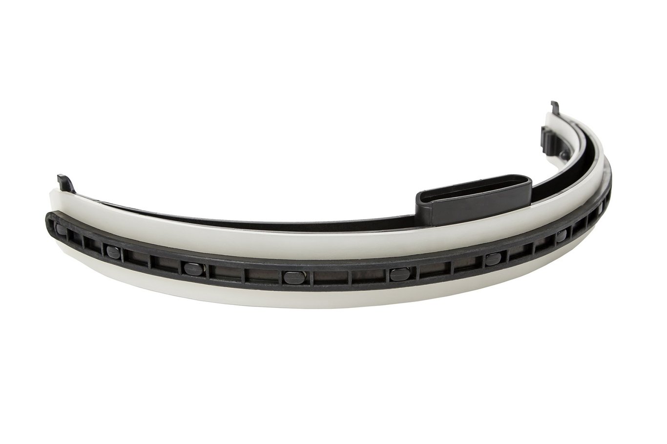 Sugskrapa till Nilfisk SC351 komplett, svart och vit, böjd form