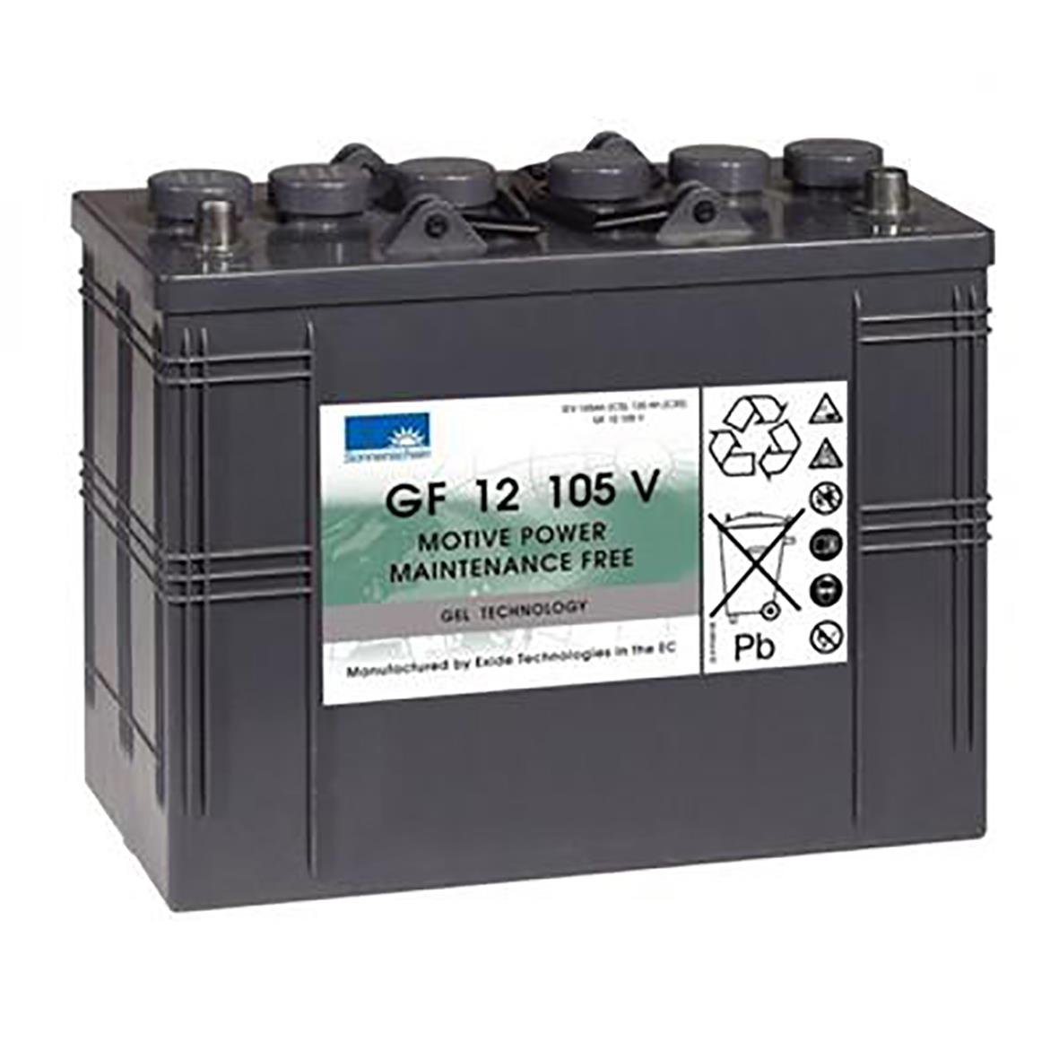 Batteri traction block 12V/105A