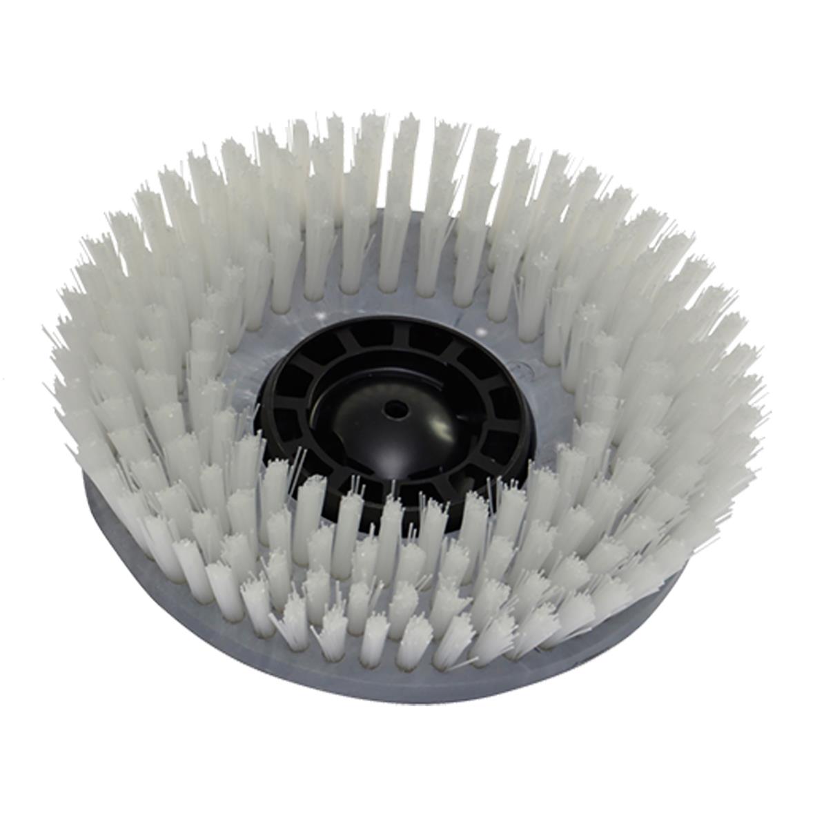 Supernylonborste Wetrok 30 Intense Impulse Endurer 60, rund borste med vita nylonborst, svart mittdel