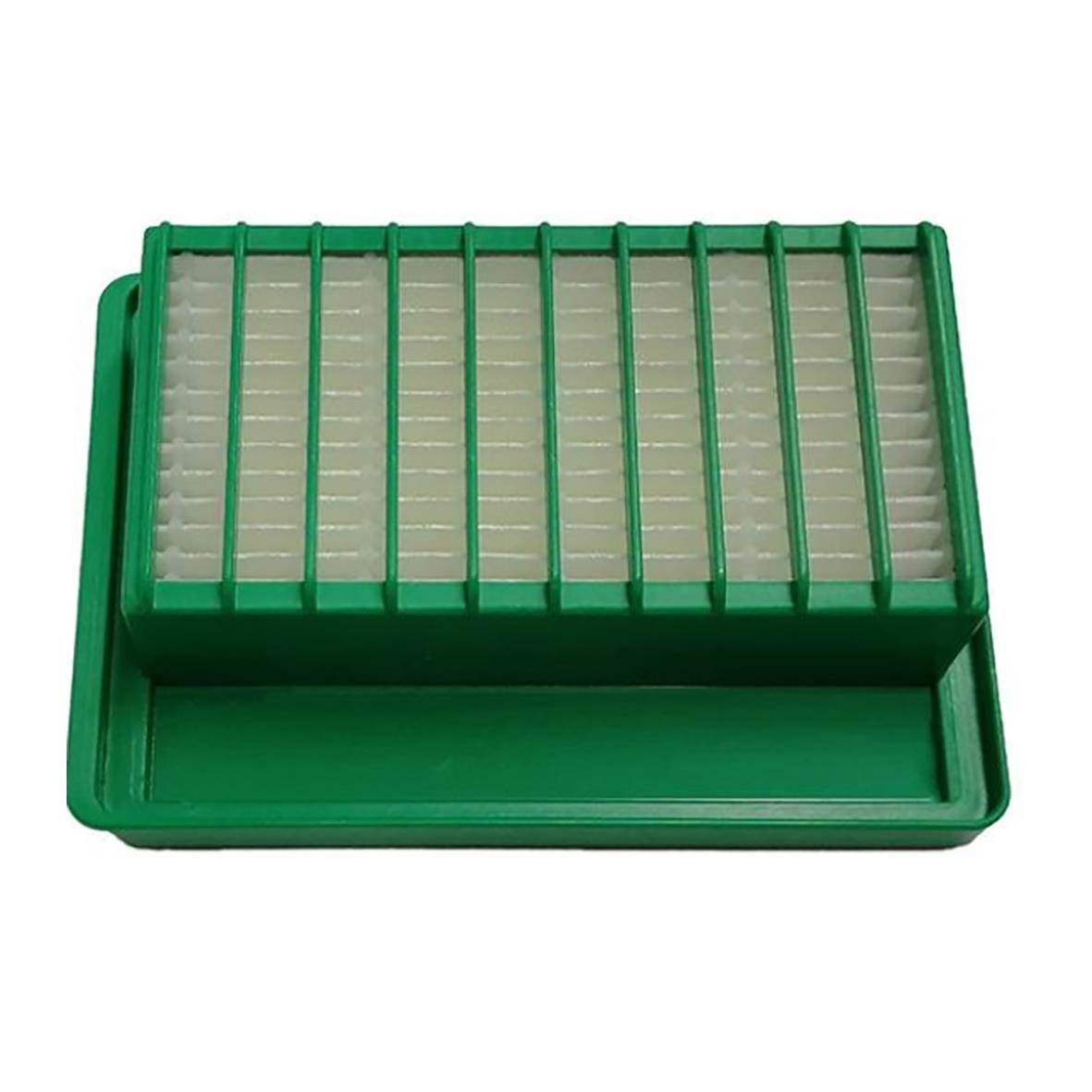 Hepa-filter Wetrok Karpawel Plus i grönt plastfodral