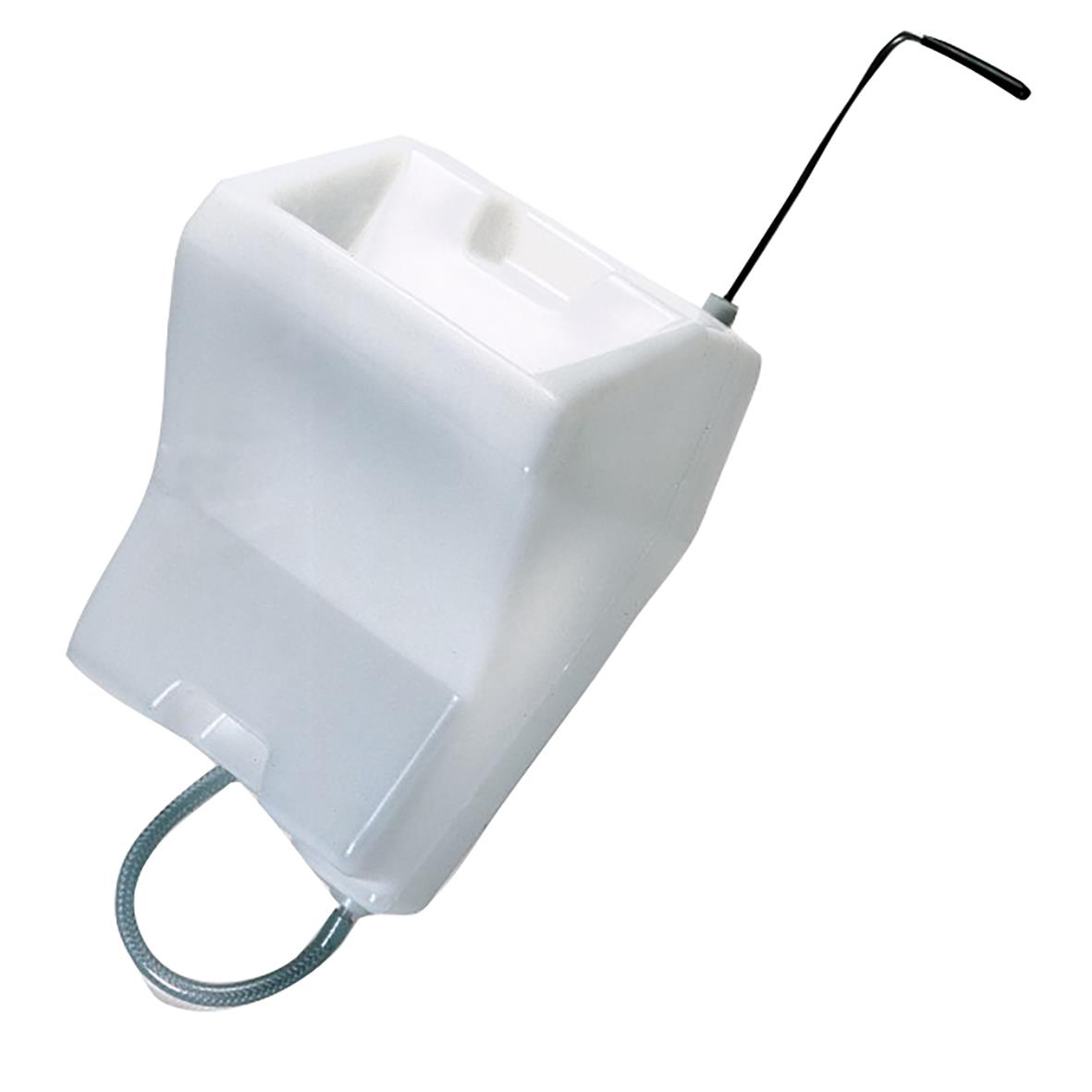 Tank Singelskurmaskin Numatic till NR1500 10L, vit plastbehållare med handtag och slang