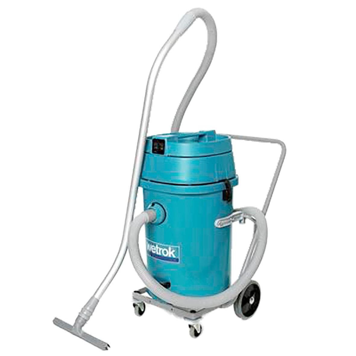 Våtsug Wetrok Duovac 50 i blå färg med slang och hjul