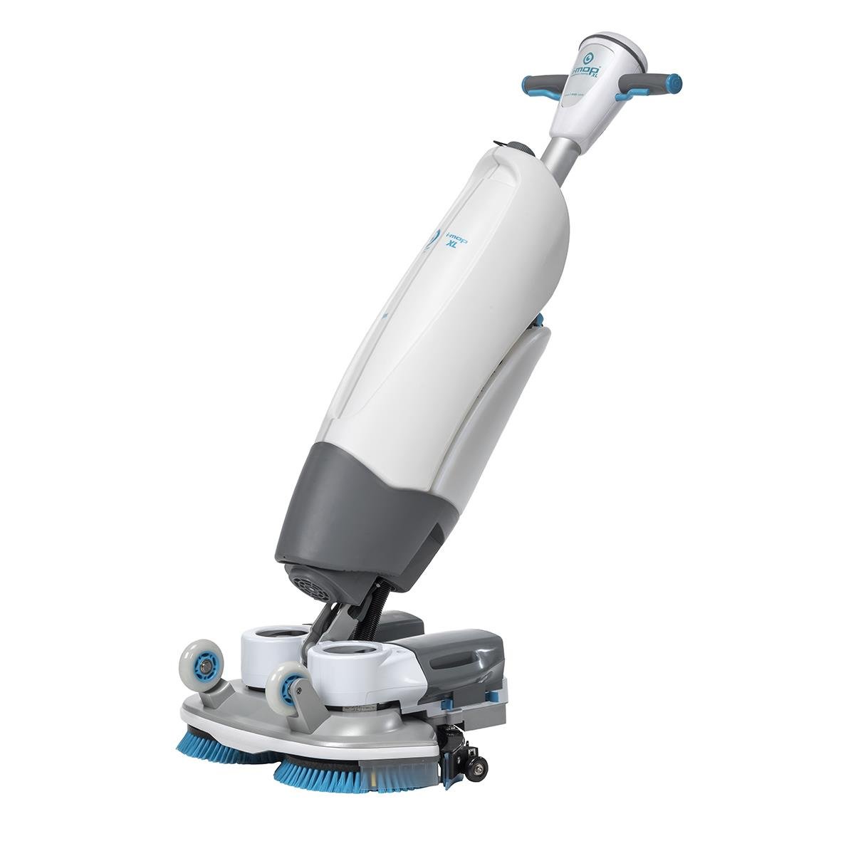 Kombiskurmaskin i-Mop XL Plus med borstar för golvrengöring