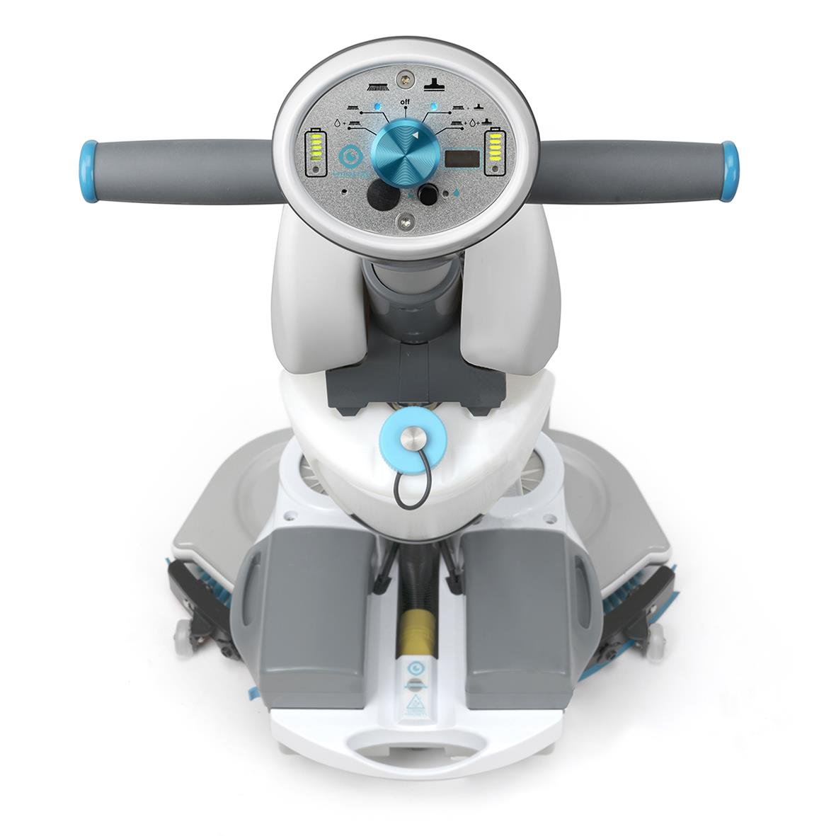 Kombiskurmaskin i-Mop XL Plus med kontrollpanel och borstar