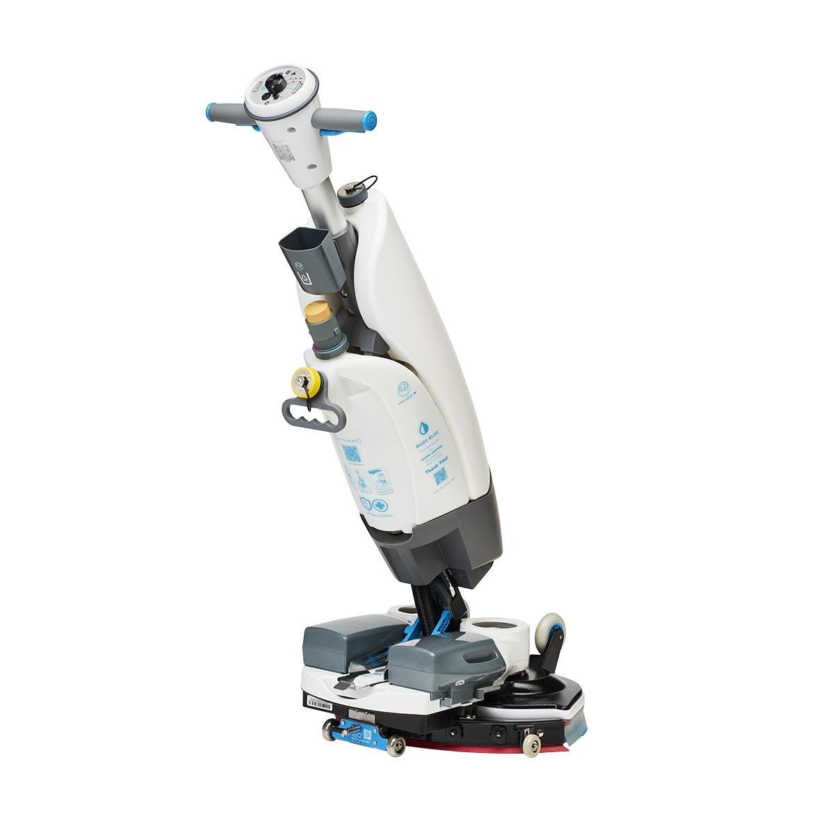 Kombiskurmaskin i-Mop XL Pro med borstar för golvrengöring