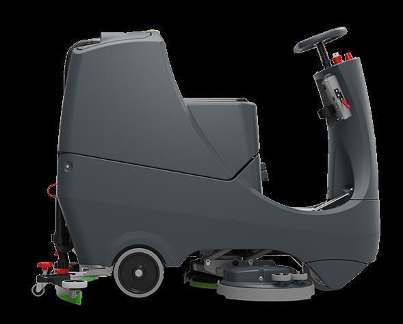 Kombimaskin Åkbar Numatic CRL8072 med batteri och borstar