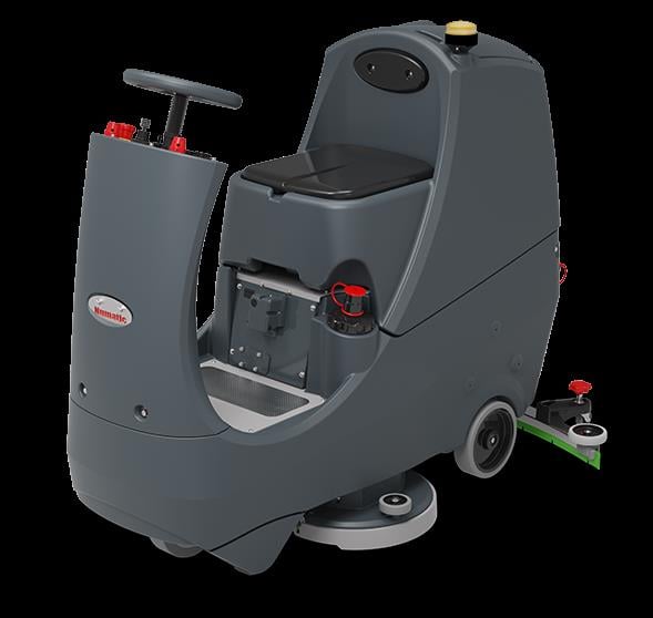 Kombimaskin Åkbar Numatic CRL8072 med sittplatser, batterier och borstar