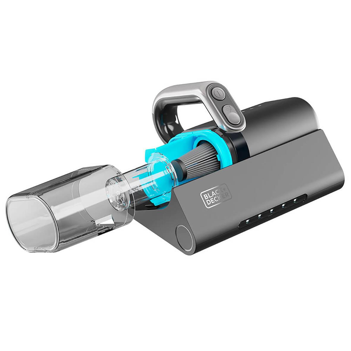 Madrassrengörare Black+Decker 400W med handtag och dammbehållare