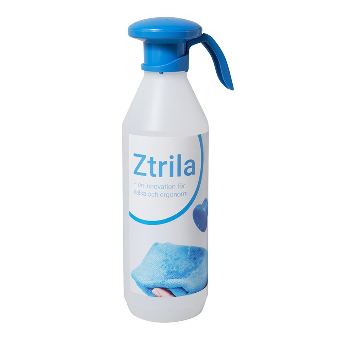 Blå vattenflaska Z-Water Ztrila 500ml med spraymunstycke och ergonomisk design