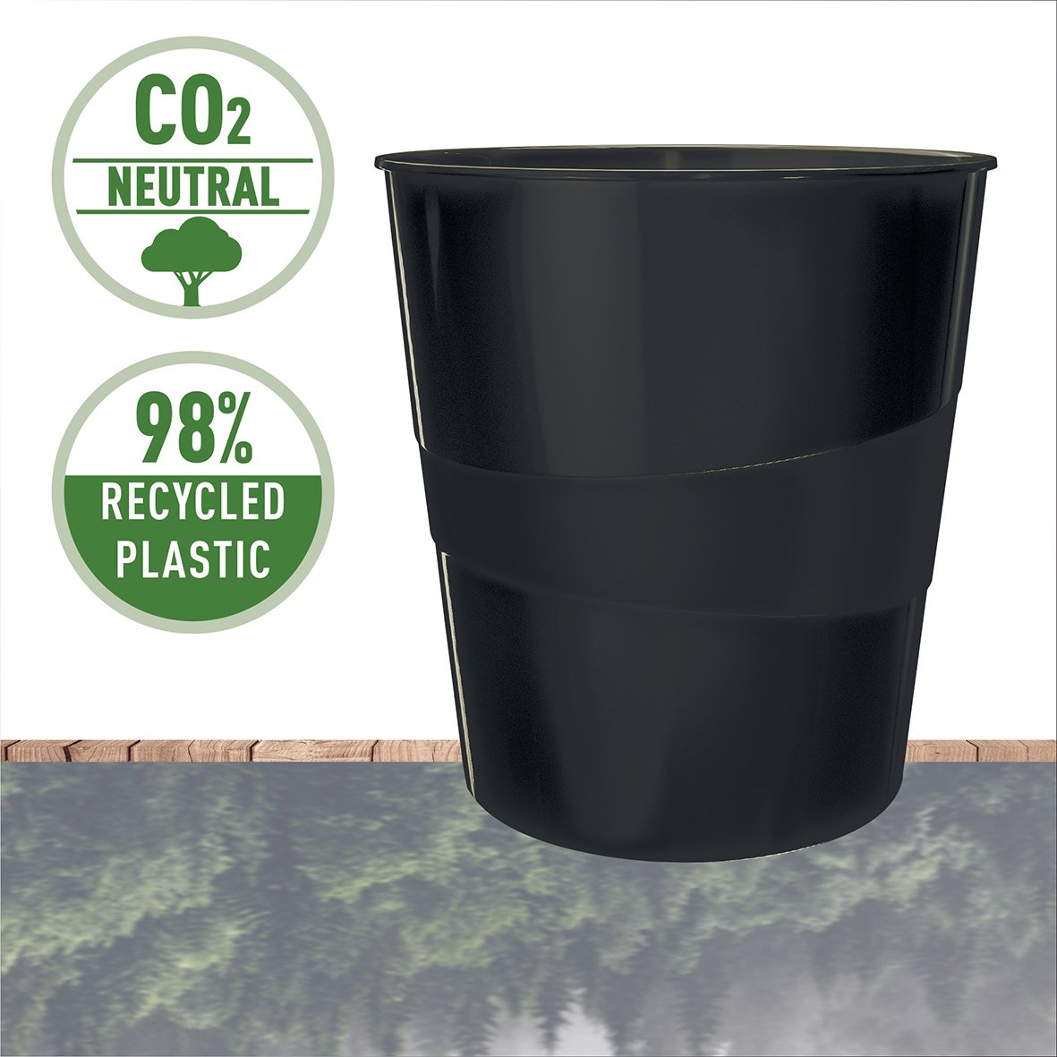 Papperskorg Leitz Recycle CO2 svart 57010003_3