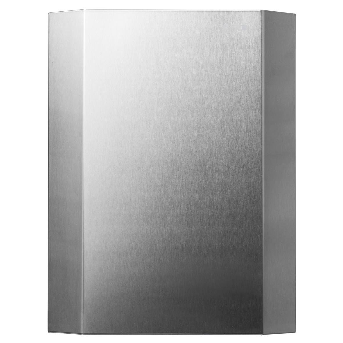 Rostfri papperskorg Katrin 25L med fyrkantig design