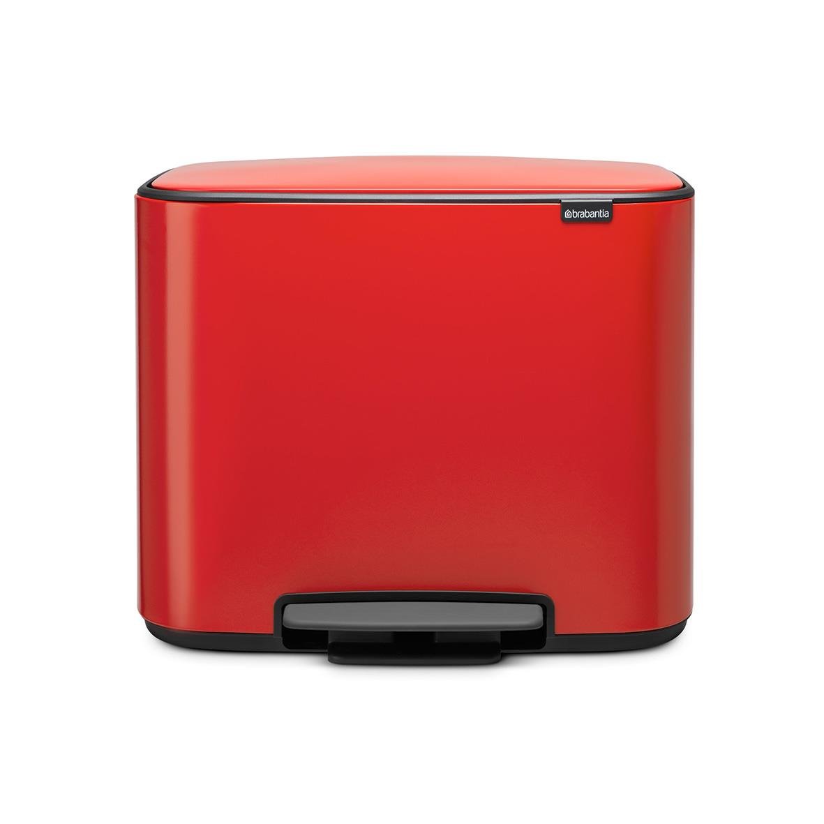 Röd Brabantia Bo Touch Bin passions 3x11L pedalhink