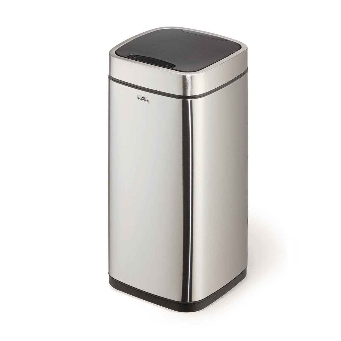 Silver papperskorg Durable No Touch Sensorstyrd 21L