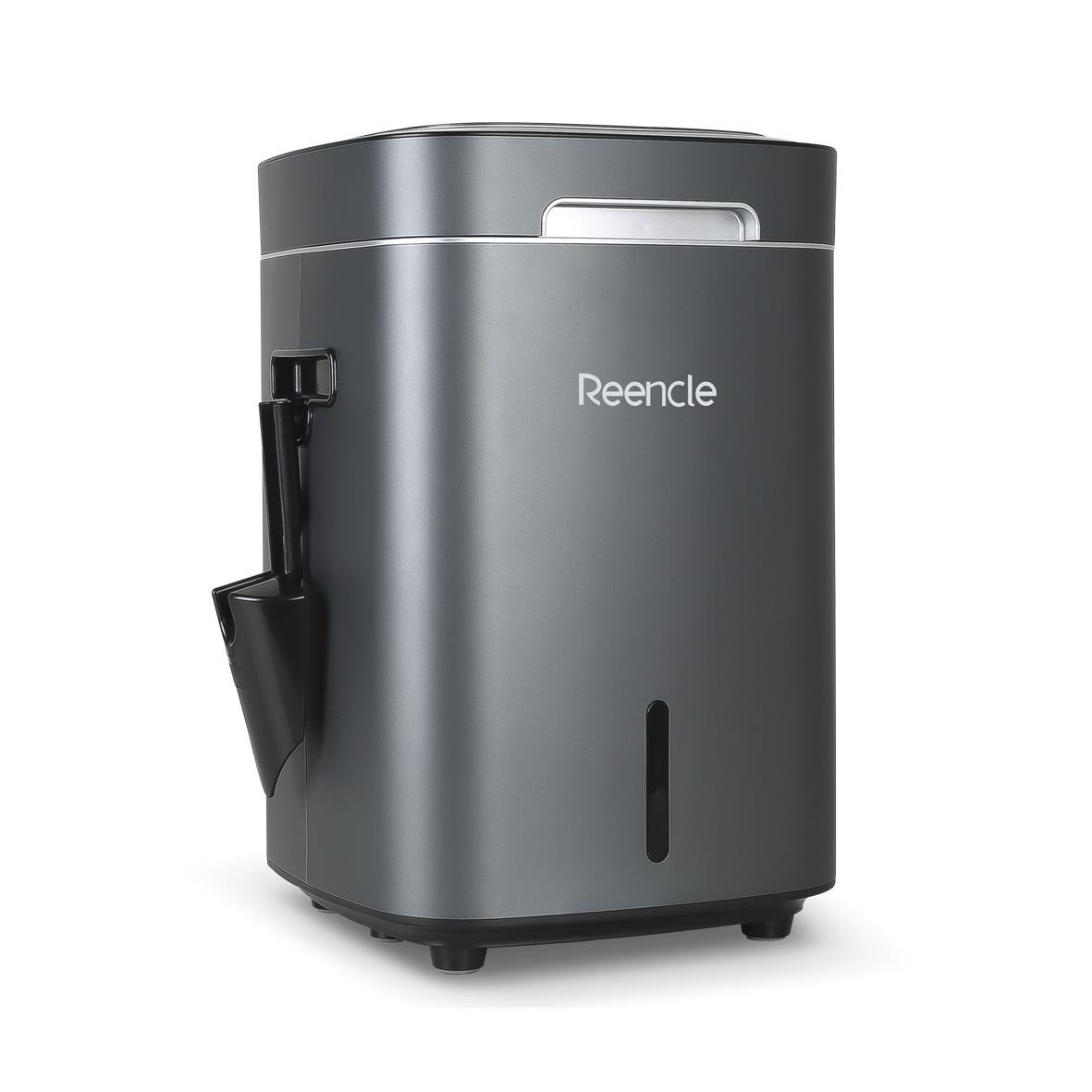 Kompost Reencle Prime Karbongrå i metallisk grå färg