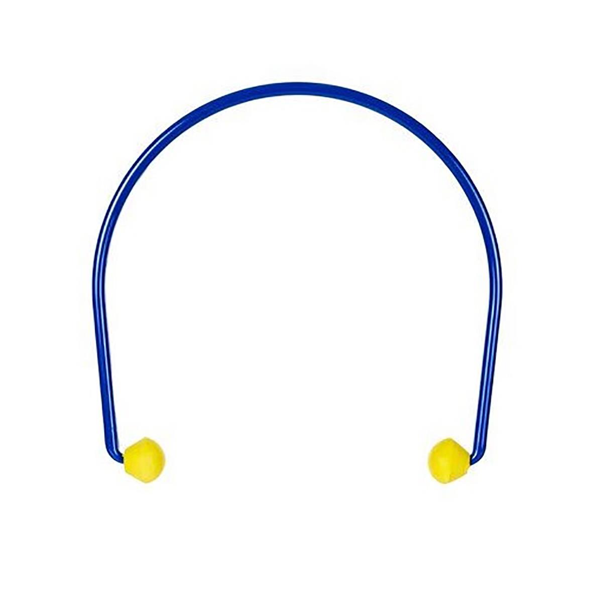 Hörselpropp 3M EarCaps med bygel blå/gul 58020001