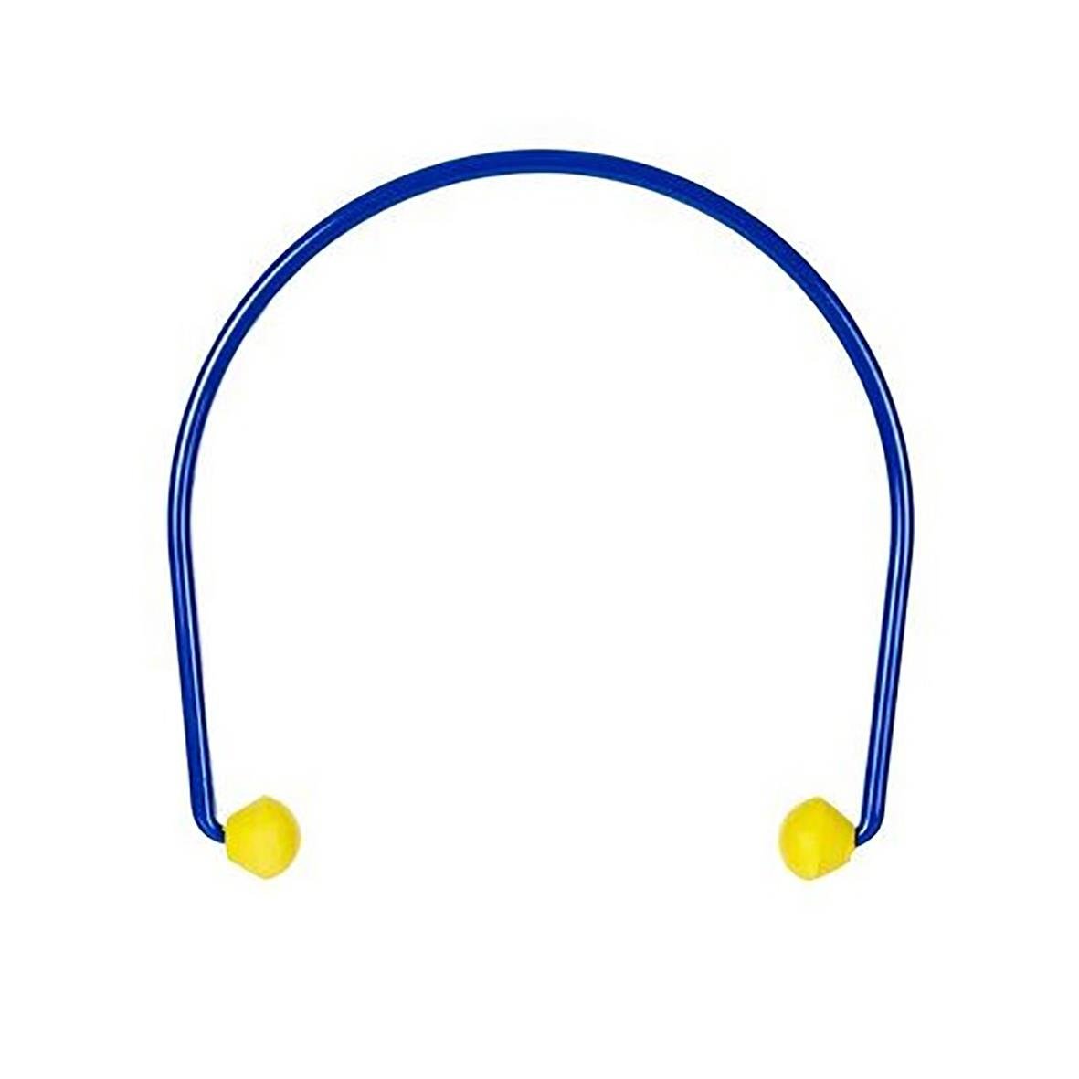 Hörselpropp 3M EarCaps med bygel blå/gul