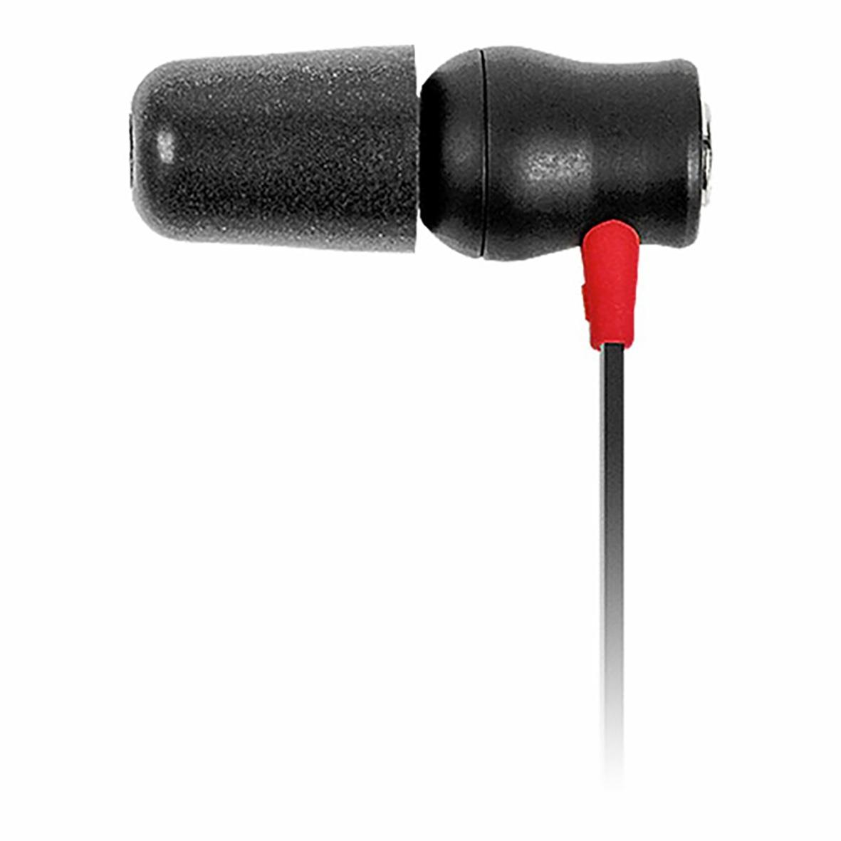 Hörselpropp Isotunes Xtra 2.0 BT i svart med röd kabel