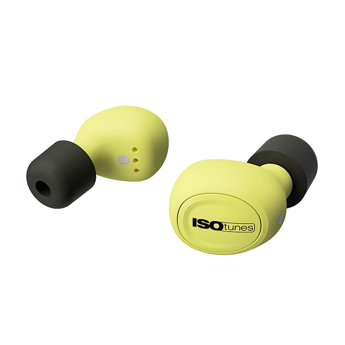 Hörselpropp Isotunes Free 2.0 BT Industrial i gul och svart