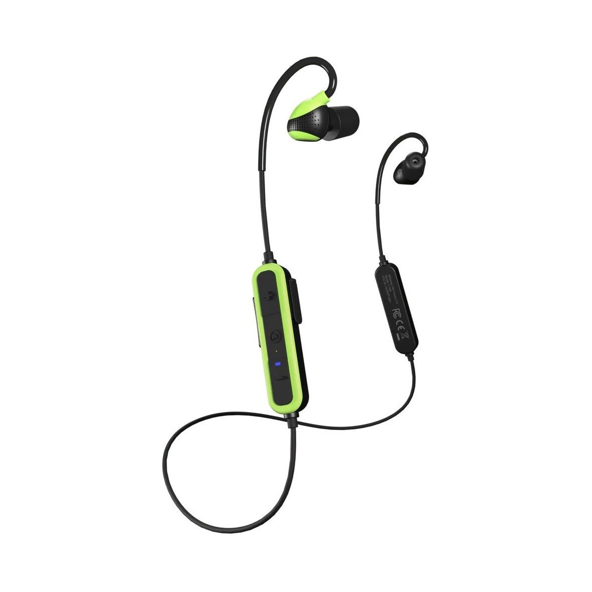 Hörselpropp Isotunes Pro+ Aware 2.0 BT i svart och grönt med in-ear design