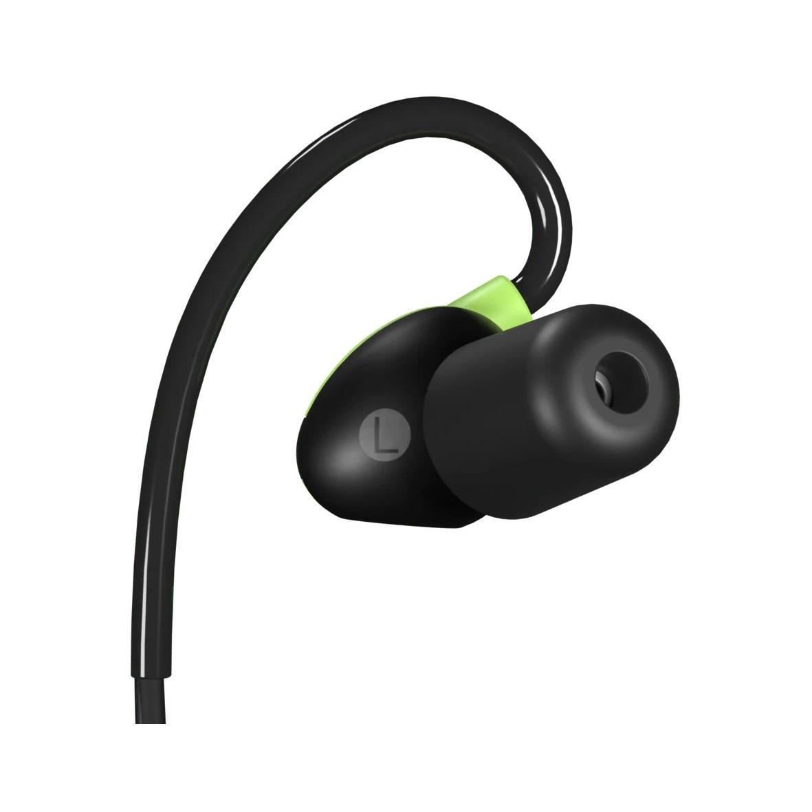 Hörselpropp Isotunes Pro+ Aware 2.0 BT i svart med grön detalj