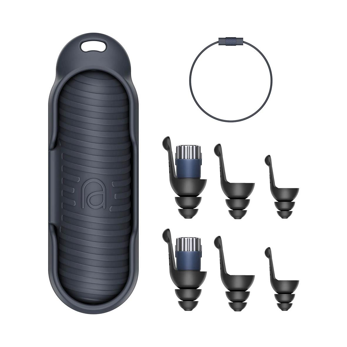 Hörselskydd Mixx Noise Protection med justerbar adaptiv funktion och tillbehör