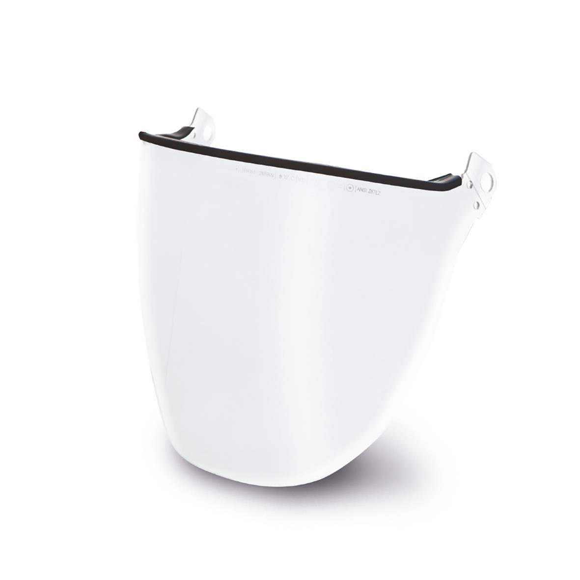 Klar visir för helmask V2 med svart kant