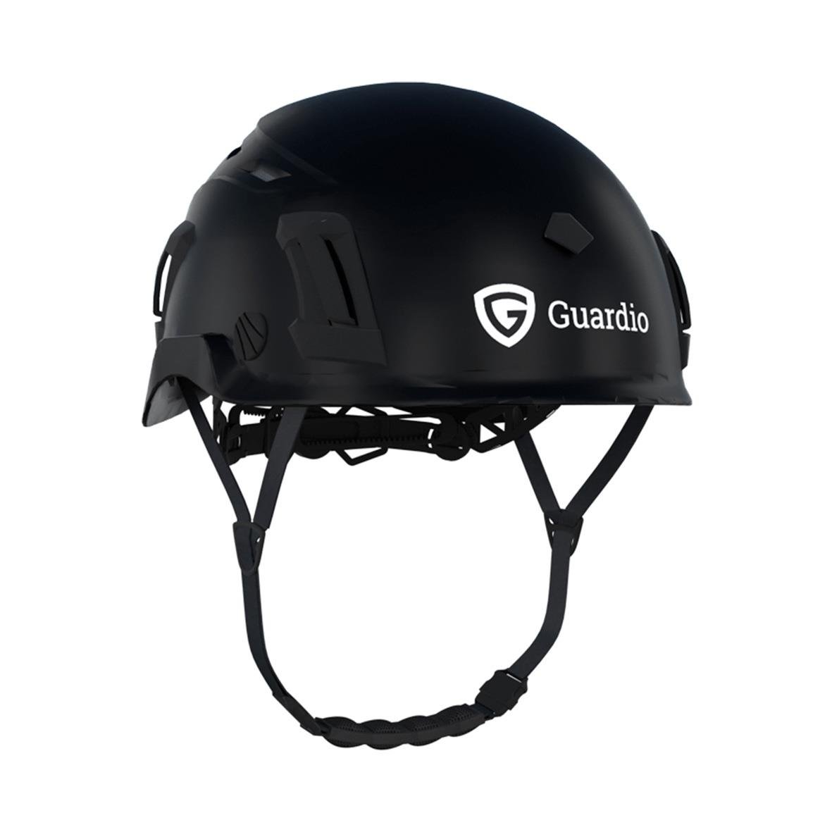 Svart skyddshjälm Guardio Armet med justerbart band