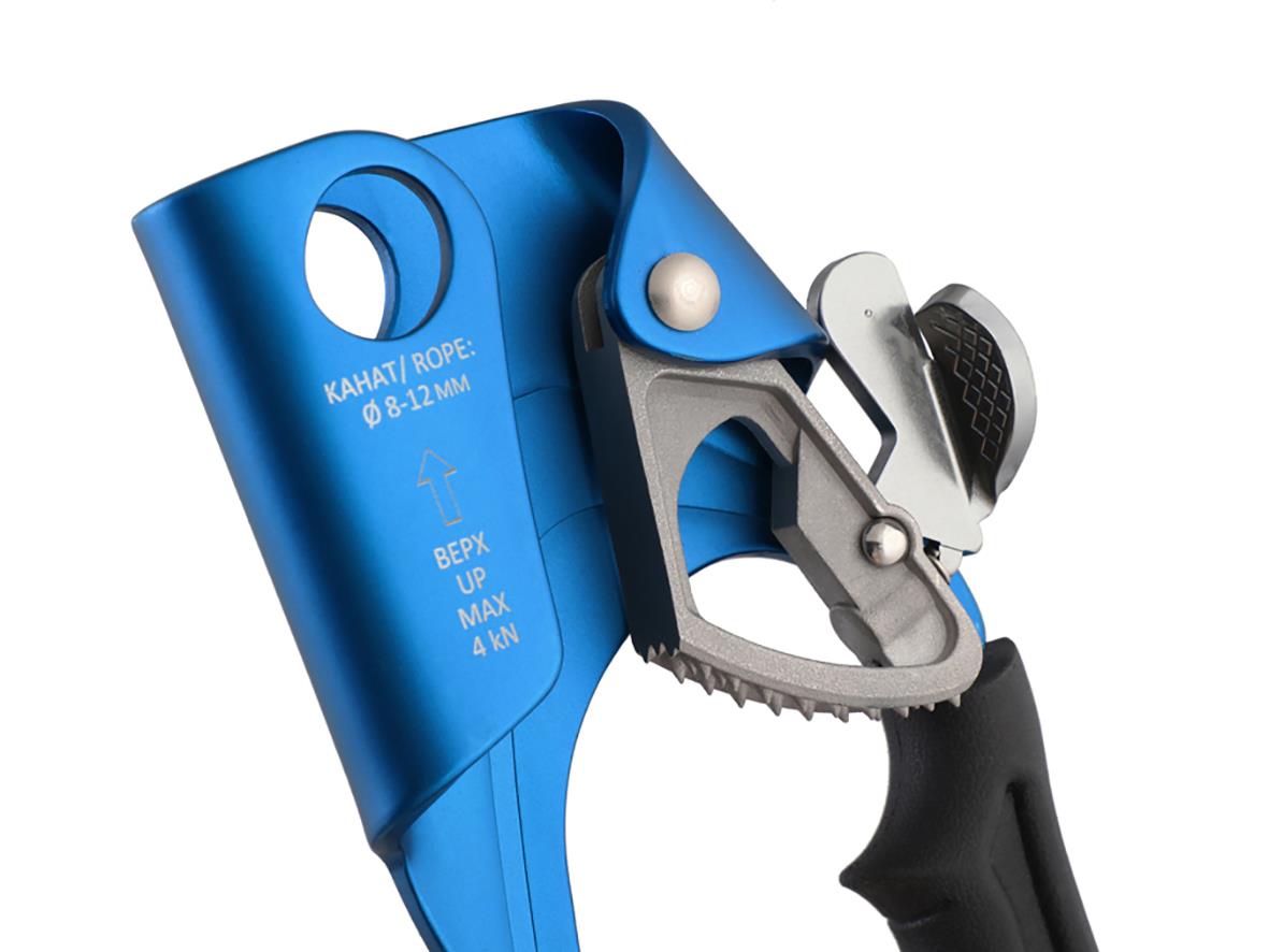 Blå repklämma Zhumar för högerhänta med justerbar mekanism