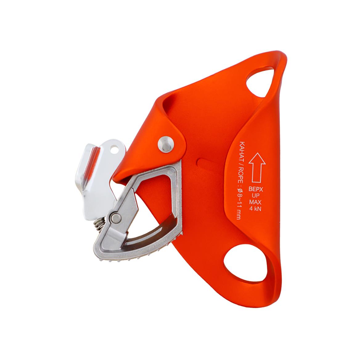 Orange repklämma Croll för bröstsele med justerbar krok och säkerhetsfunktion