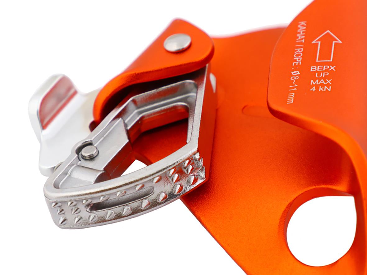 Orange repklämma Croll för bröstsele med justerbar metallklämma