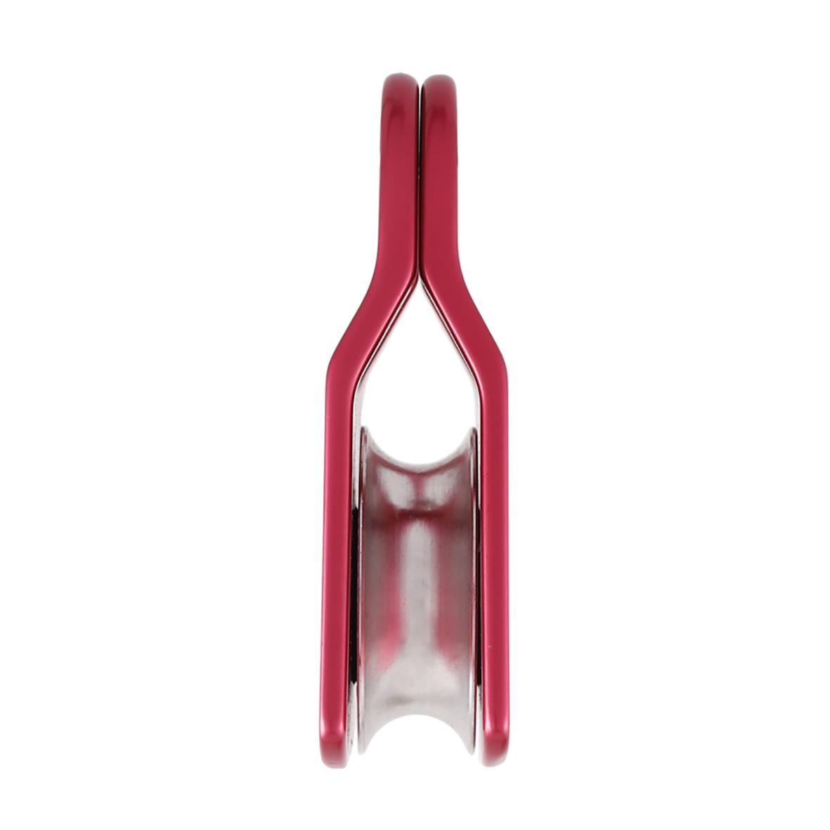 Röd Repblock Solo V2 klämma sett från sidan