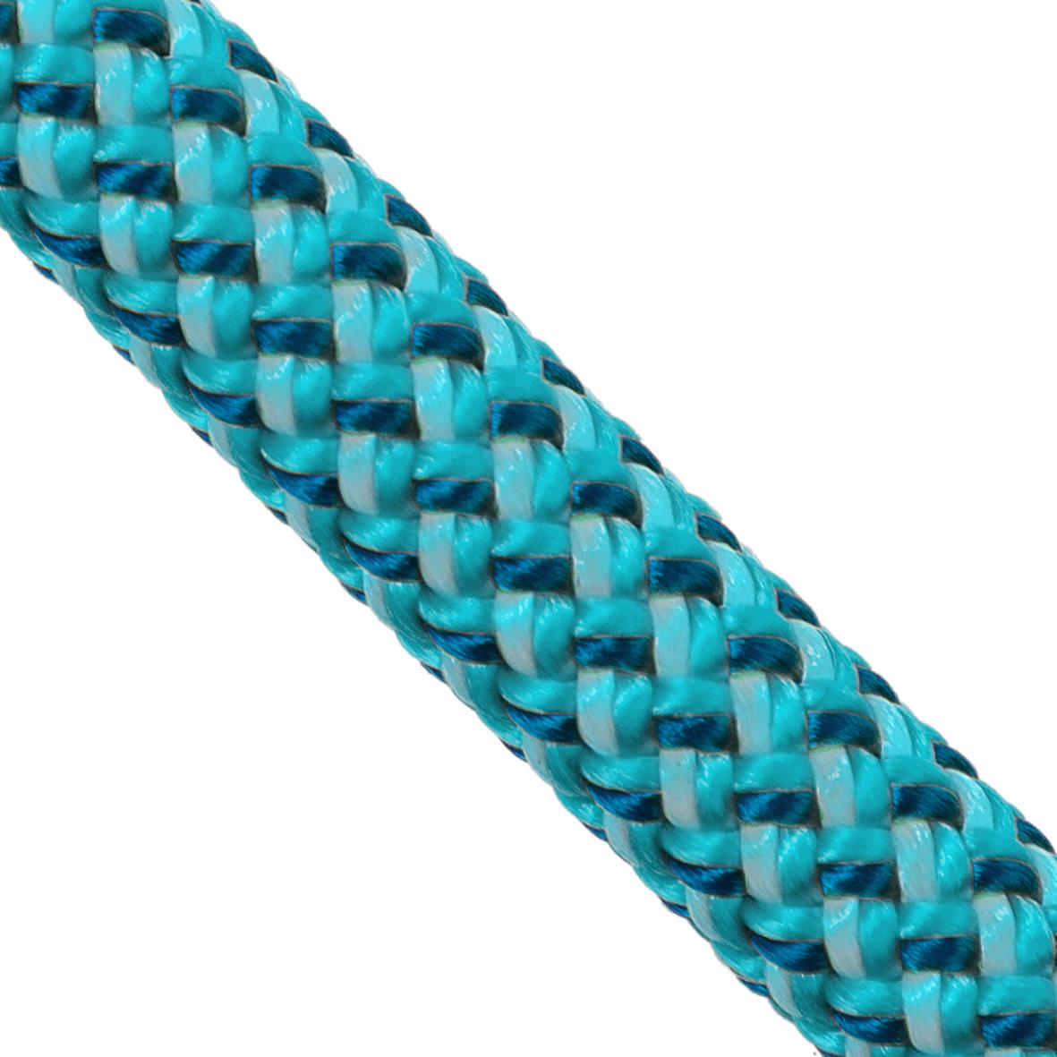 Blå rep med dynamisk mönster, 7,9mm bredd, 50m längd