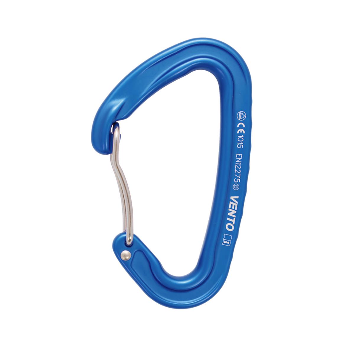 Blå låskarbin Light Grindvajer karbinhake