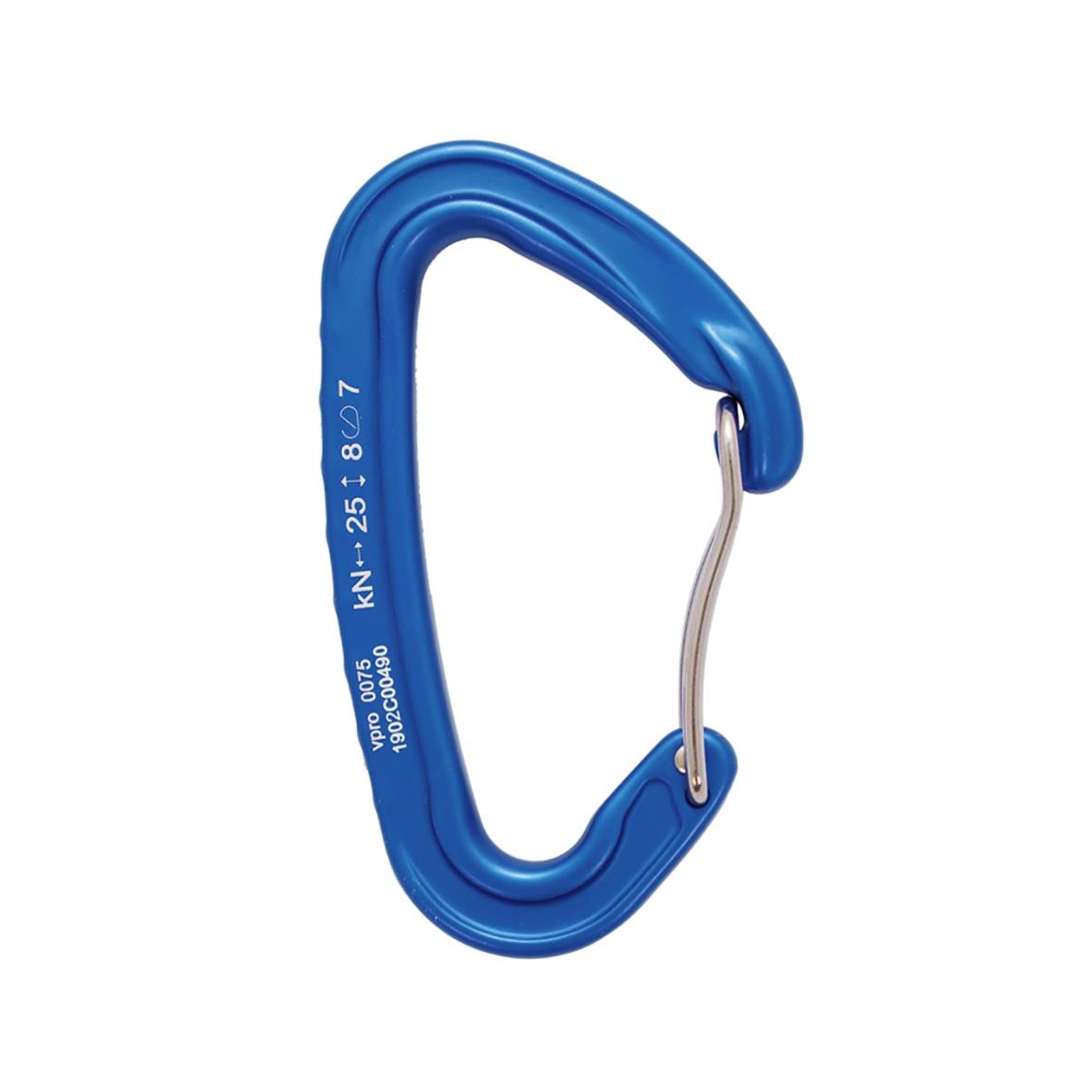 Blå låskarbin Light Grindvajer karbinhake