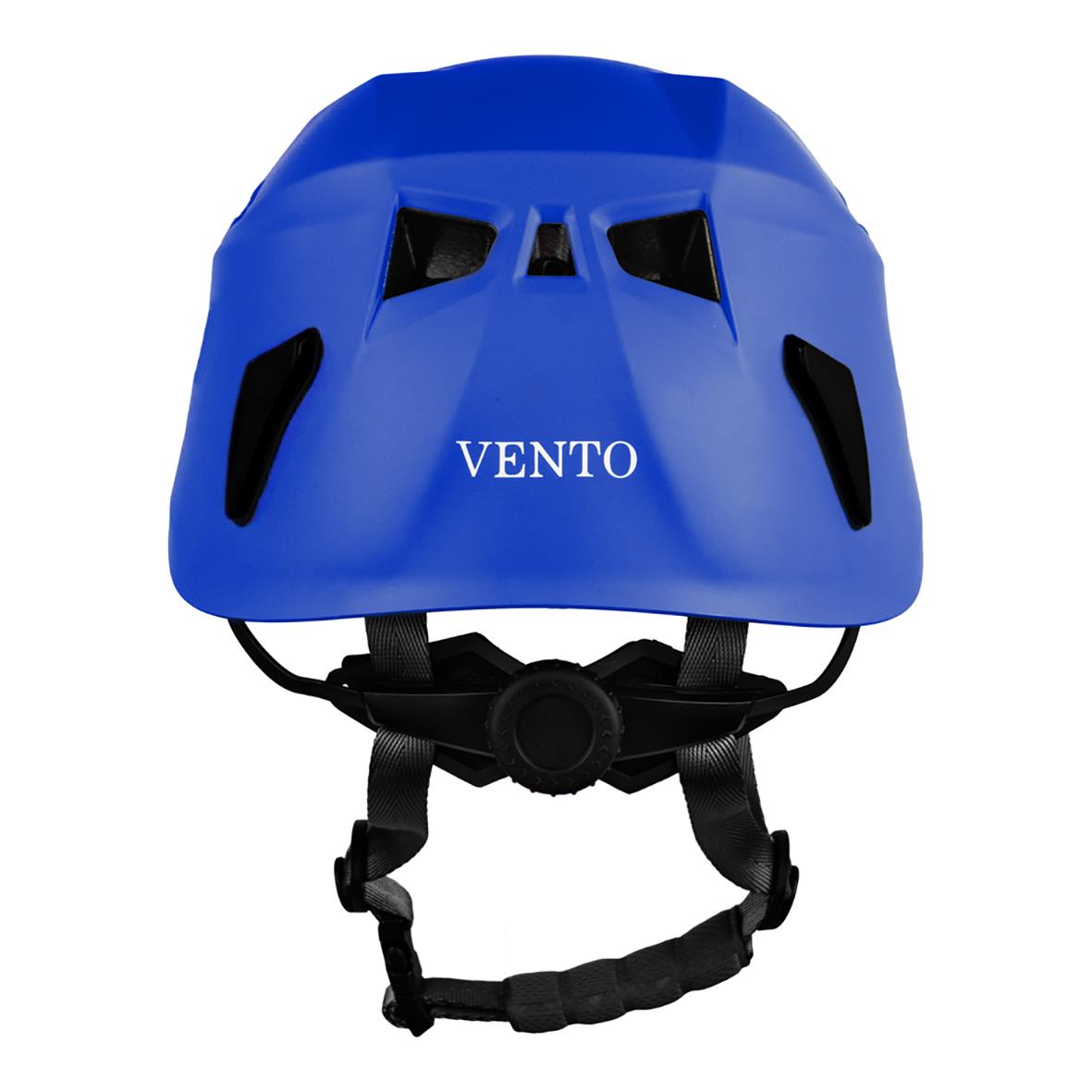 Blå klätterhjälm Quasar Blå med VENTO-märke och justerbart hakband