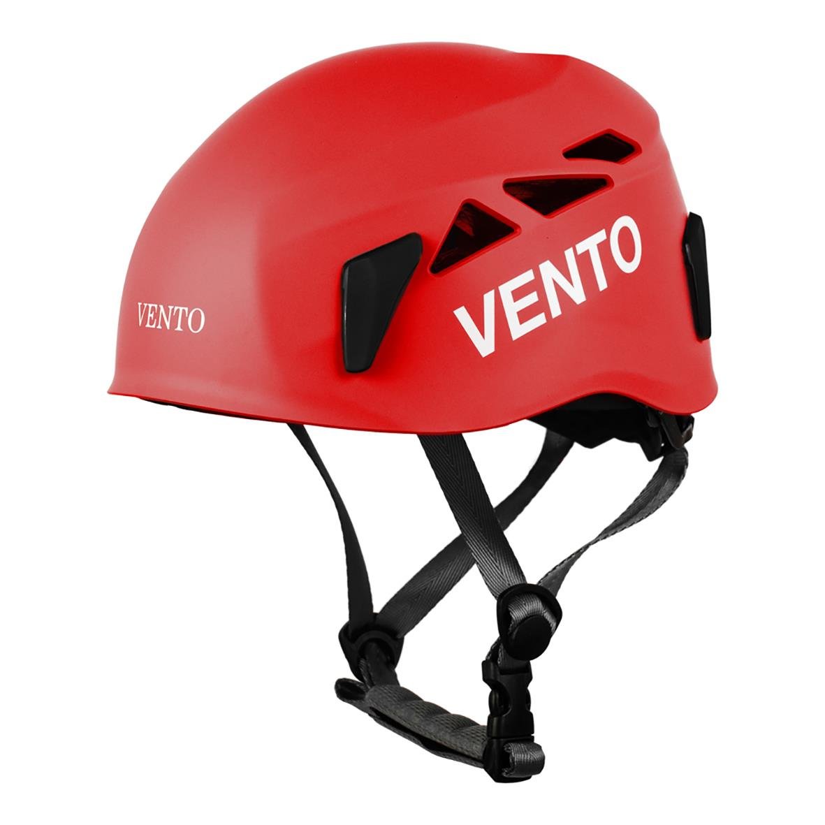 Röd klätterhjälm Vento Quasar Röd med svarta justeringar