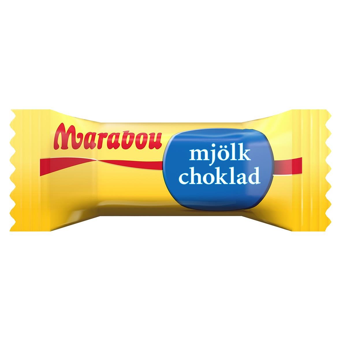 Marabou mjölkchoklad cylinder 2000g i gul förpackning med blå etikett