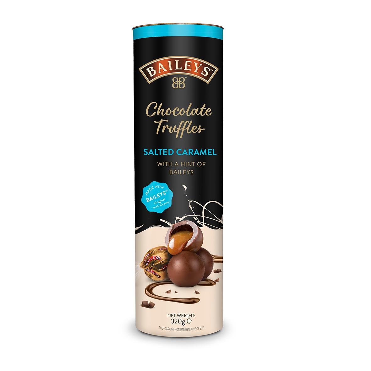 Baileys chokladtrufflar med saltad kola i 320g förpackning